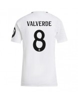 Real Madrid Federico Valverde #8 Hjemmedrakt Dame 2024-25 Korte ermer